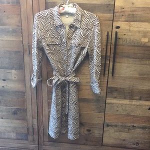 EUC Elizabeth McKay Shirt Dress - Sz 2